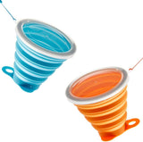 Tasse de Voyage Pliable en Silicone |  Lot de 4 pièces