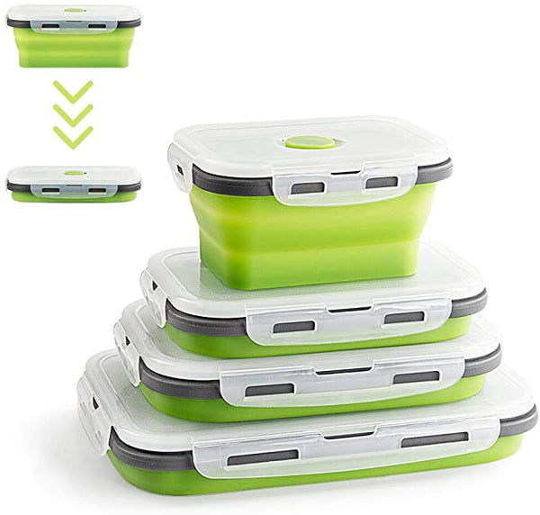 Boîte à Lunch Pliante en Silicone