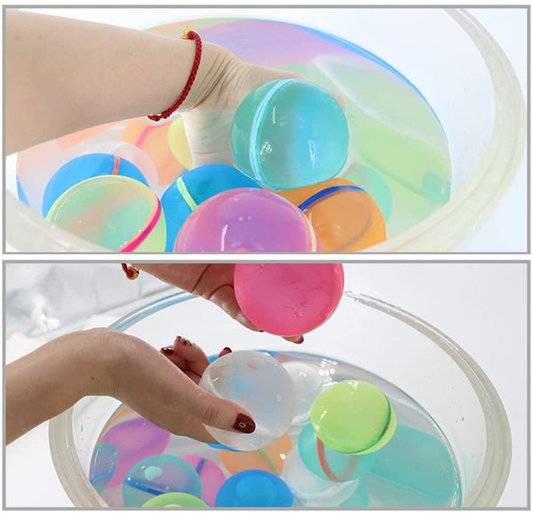 Bombes à eaux réutilisables en silicone  | Lot de 6 ballons