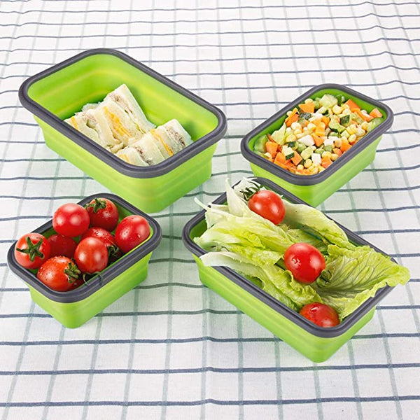 Boîte à Lunch Pliante en Silicone