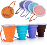 Tasse de Voyage Pliable en Silicone |  Lot de 4 pièces