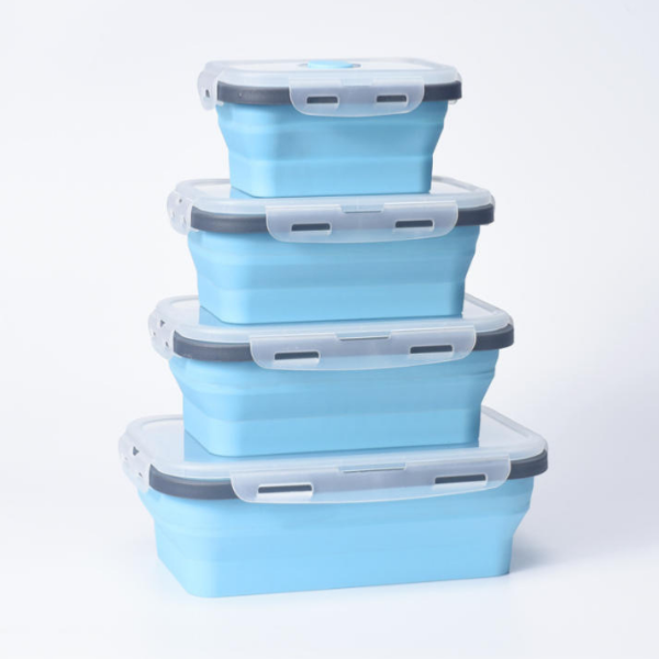 Boîte à Lunch Pliante en Silicone