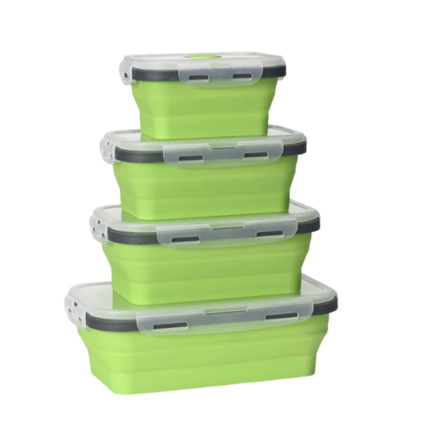 Boîte à Lunch Pliante en Silicone