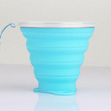 Tasse de Voyage Pliable en Silicone |  Lot de 4 pièces