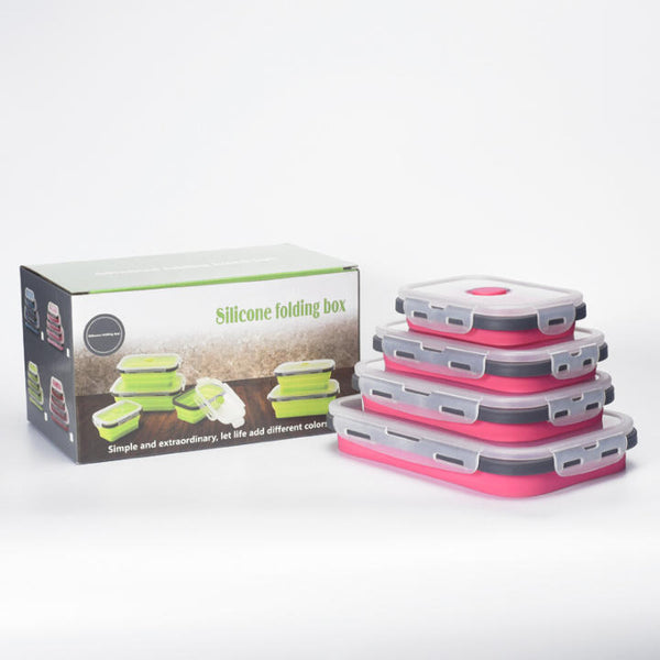 Boîte à Lunch Pliante en Silicone